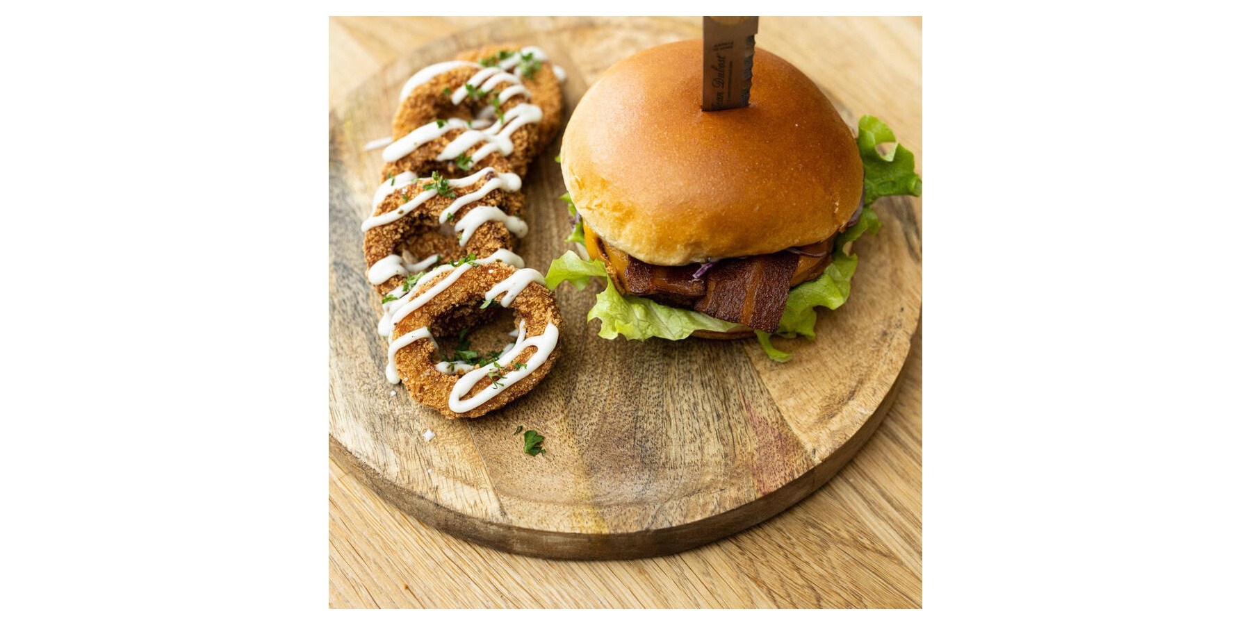 Bacon cheese burger
