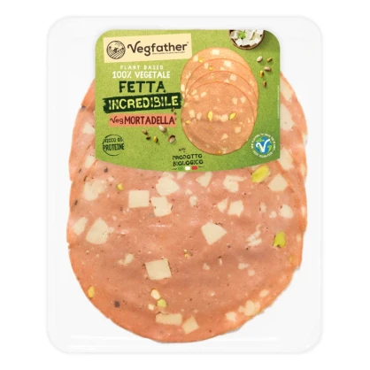 Mortadelle végétale à la pistache biologique 90g - VEGFATHER