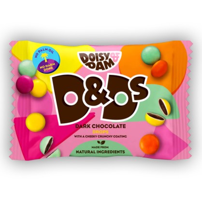 DDM 12/04/25 - Smarti chocolat recouvert d'un bonbon Drops 30 gr - Doisy & Dam