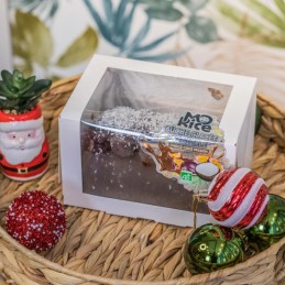 Bûche de Noël Chocolat, Noix de Coco et Passion BIO - Morice