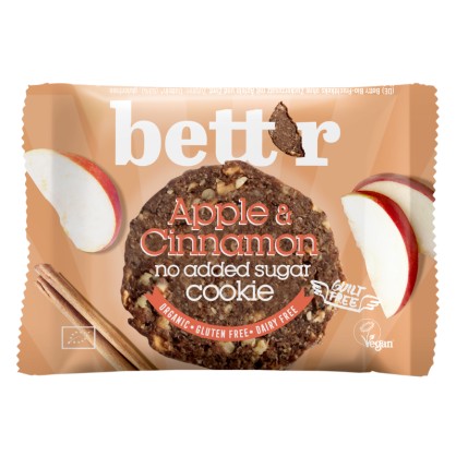 Cookie Pomme Cannelle sans sucres ajoutés 40g Bio - Bett'r
