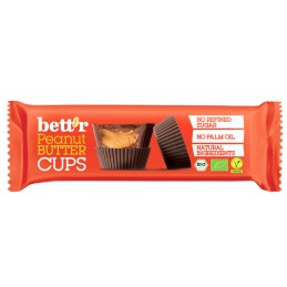 Butter Cups Chocolat & Beurre de Cacahuètes 3x13g Bio - Bett'r