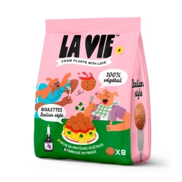 DLC 25/04/25 - Boulettes végétales natures 200 gr - LA VIE