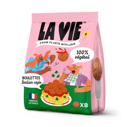 Boulettes végétales à l'italienne 200 gr - LA VIE