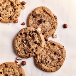 50 Cookies Noisettes pépites de chocolat noir 80g - Yumgo