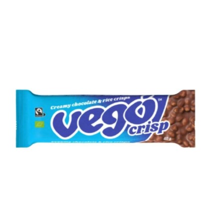 Barre au chocolat & riz soufflé BIO 40g - Vego