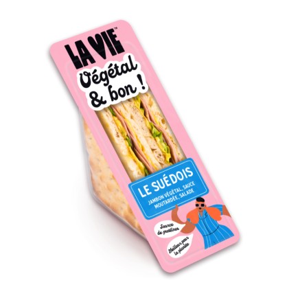 Sandwich Vegan - Le Suédois 145 gr - La Vie