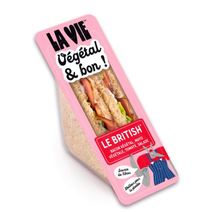 Sandwich Vegan - Le British 135 gr - La Vie