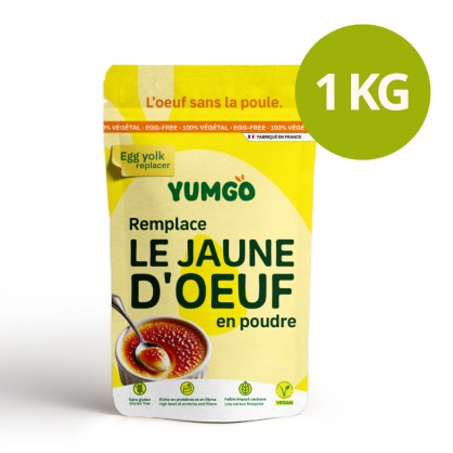 Alternative au JAUNE d'oeuf en Poudre - 1 x 1 kg - Yumgo