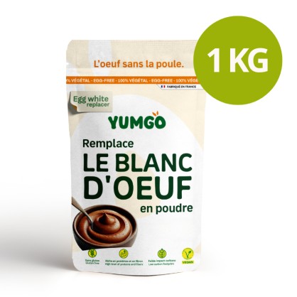 Alternative au BLANC d'oeuf en Poudre - 1 x 1 kg - Yumgo