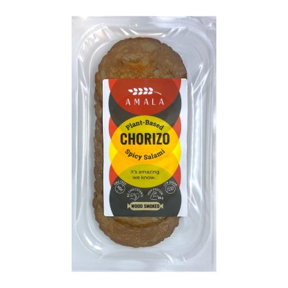 Tranches végétales saveur CHORIZO fumées 100 gr - Amala