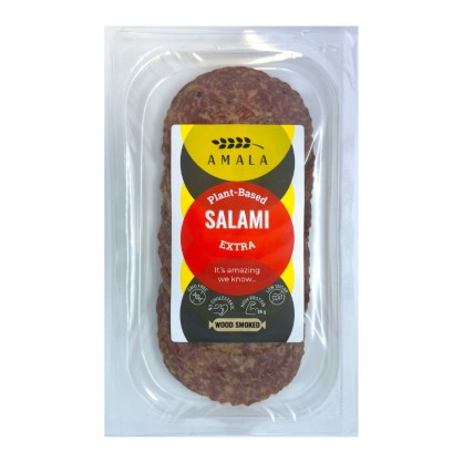Tranches végétales saveur SALAMI EXTRA fumées 100 gr - Amala