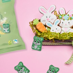 Mini lapins en chocolat 100 gr - Storz