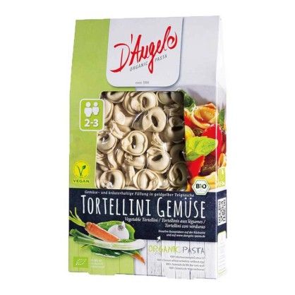 Tortellini farcis aux légumes BIO 250 gr - D'angelo