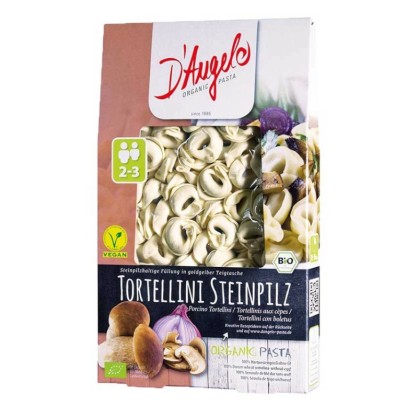 Tortellini farcis aux cèpes BIO 250 gr - D'angelo