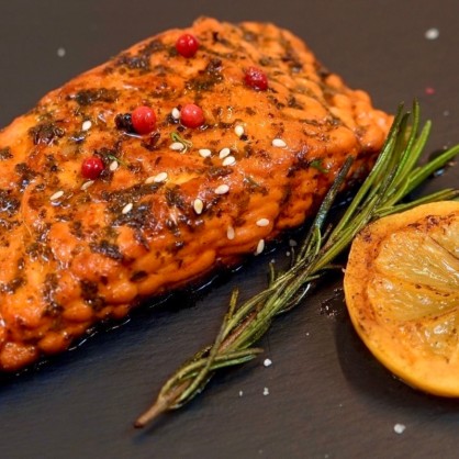 Le Filet Salmon Poivre Rose & Citron - Revo - vegetalfood