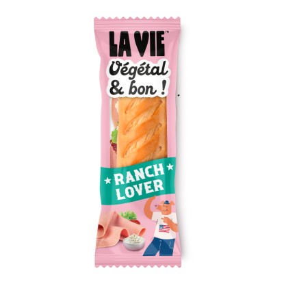 Sandwich Végétal Baguette - Le Ranch Lover - 230 gr - LA VIE